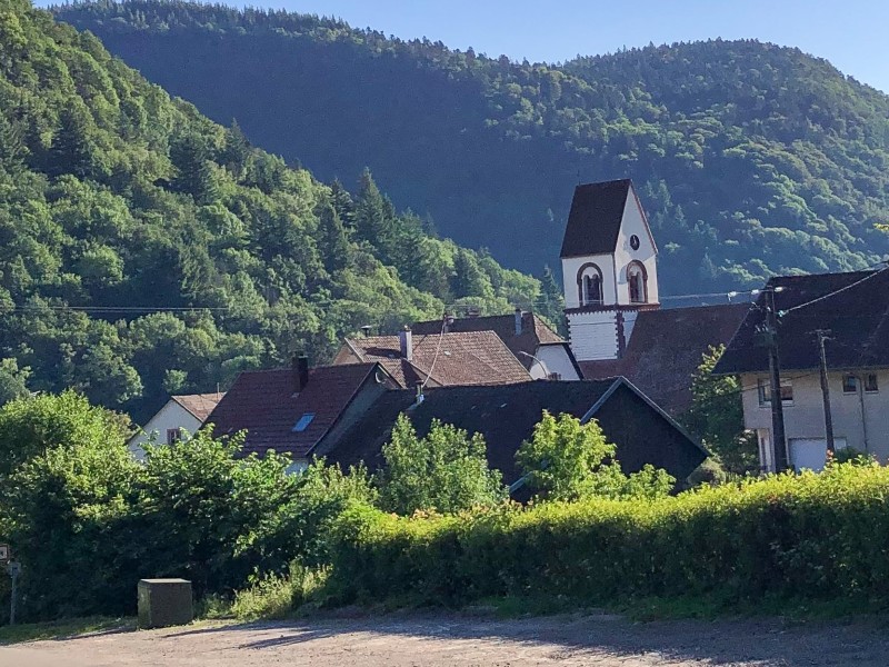 Kleiner Ort in den Vogesen